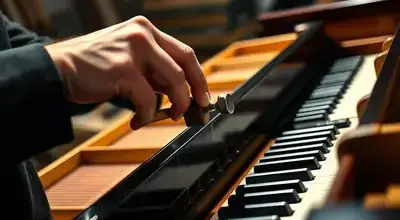 Precision piano tuning with specialized tools